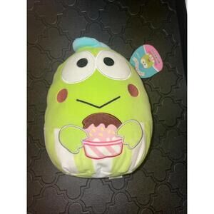 Squishmallows 8" Plush Summer Hello Kitty Keroppi Holding Ice Cream